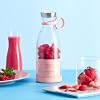Portable Bottle Juicer Blender 350ML USB Rechargeable Personal Smoothie Maker with 4 Stainless Steel Blades | Fruit Juice Mixer Bottle for Milkshake Protein Shake Travel Gym Home