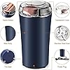 Electric Coffee Grinder Spice & Coffee Bean Grinder Stainless Steel 4 Blade Mixer Grinder for Masala & Herb Push Button Control Durable Grinding Machine for Dry Item