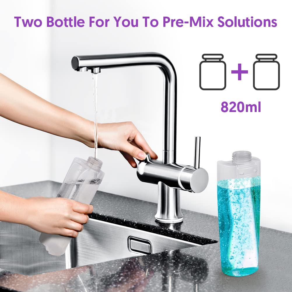 Aluminium Microfiber Floor Cleaning Spray Mop with Removable Washable Cleaning Pad and Integrated Water Spray Mechanism