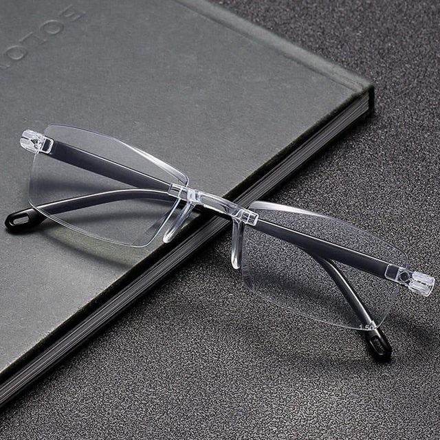 Combo Pack of 2 Reading Glasses for Men & Women | Lightweight Power Eyeglasses (Single Vision) | Available in +1.00 to +3.00 | All Day Comfort